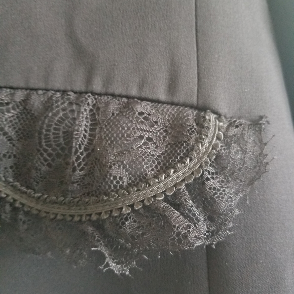 Escada Blazer Jacket with Lace Trim - Picture 5 of 7